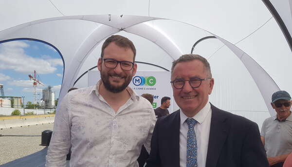 Inauguration du Tunnelier de Colomiers