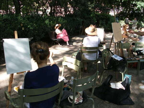 L'atelier de peinture à huile de Jérôme Quèbre