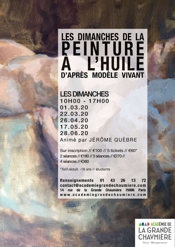 Un dimanche consacré à la peinture à l'huile