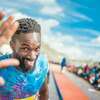 Kafetien Gomis saut hauteur conférencier