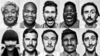 visages d'hommes et femmes avec moustache
