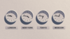 horloges de quatre pays différents