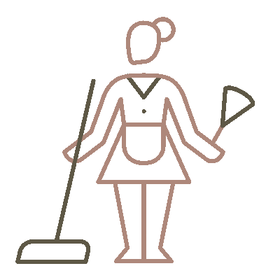 Wired outline 1522 housekeeper