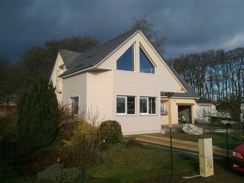 agrandissement traditionnel bois beige 