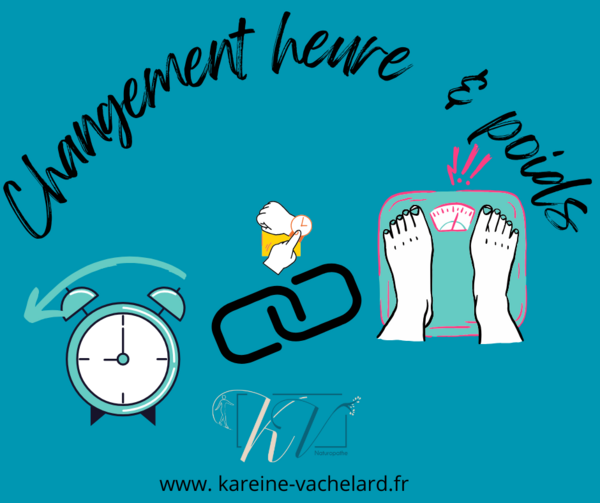 Est ce que le changement d'heure peut avoir un impact sur notre poids?