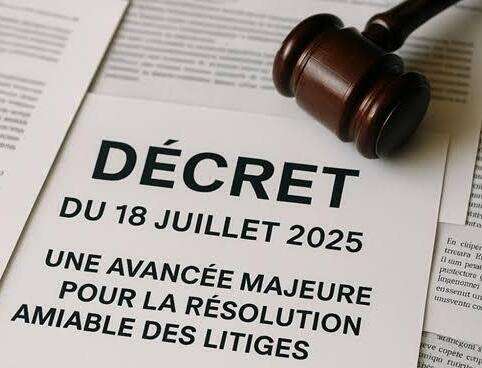 Décret du 18 juillet 2025 : une étape importante dans la politique nationale de l’amiable