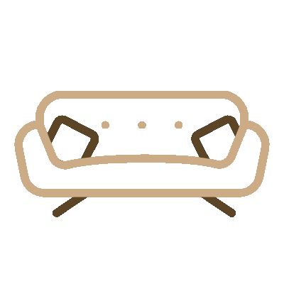 Wired outline 1608 sofa