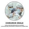 Chirurgie orale à Metz : praticiens en tenue chirurgicale au bloc opératoire