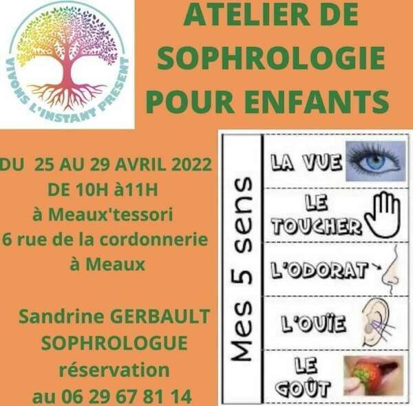 Atelier sophro kids sur les 5 sens