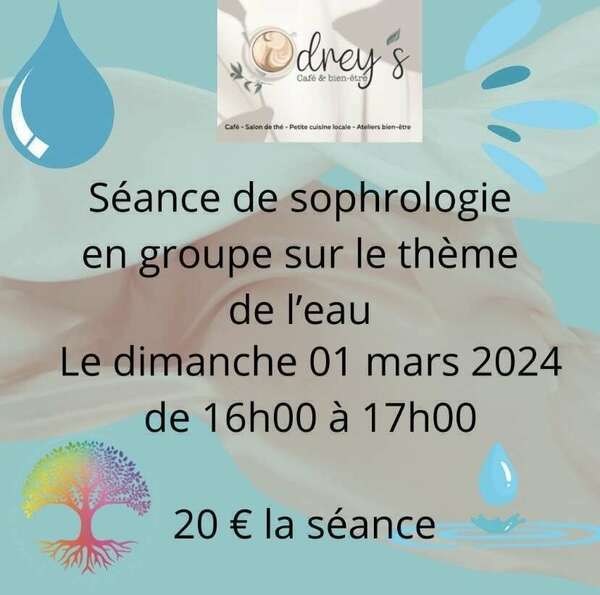 Séance de sophrologie sur le thème de l'eau