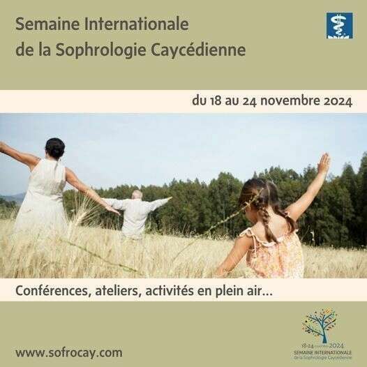 Sermaine internationale de la sophrologie