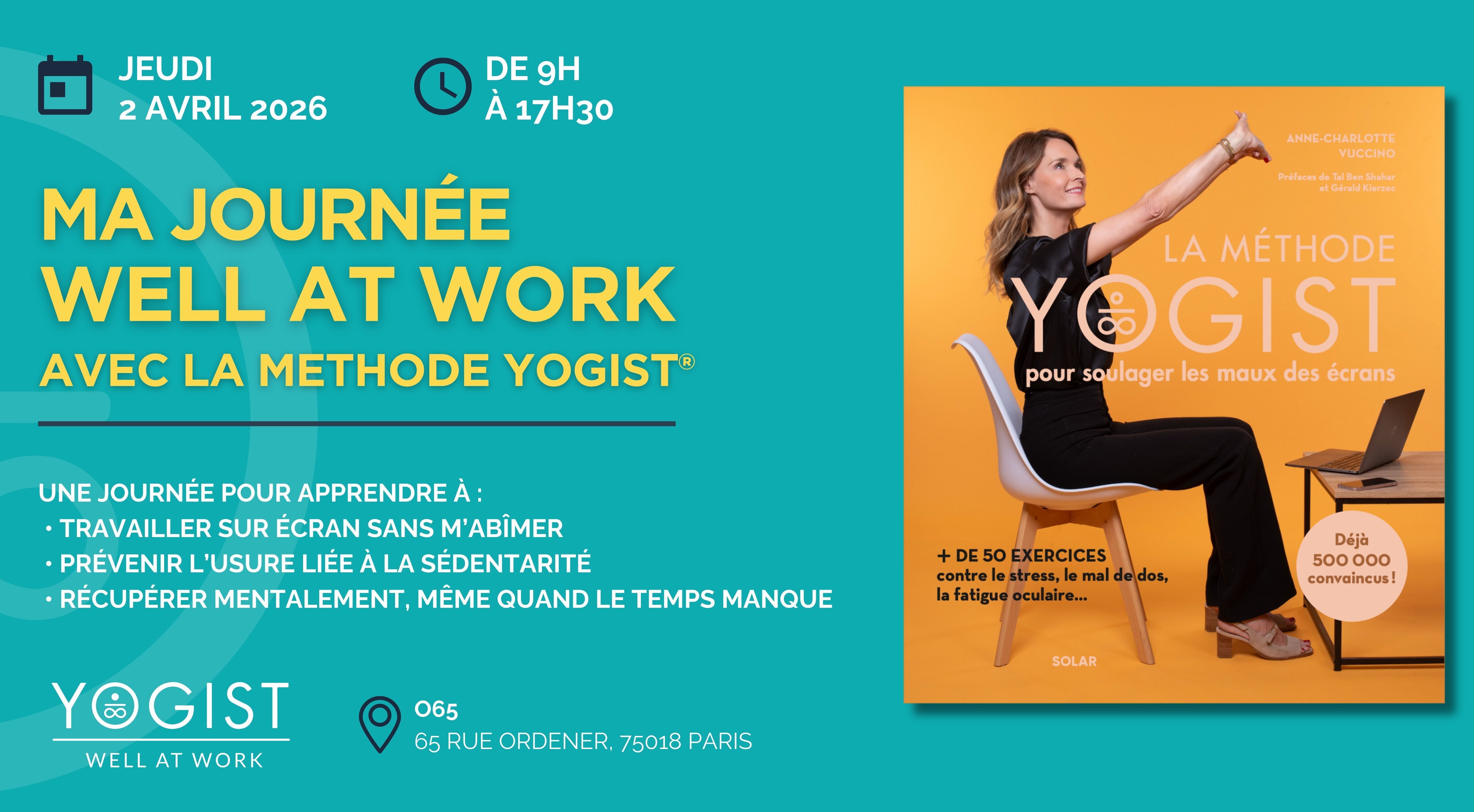 LE 2 AVRIL 2026, VOTRE JOURNÉE WELL AT WORK