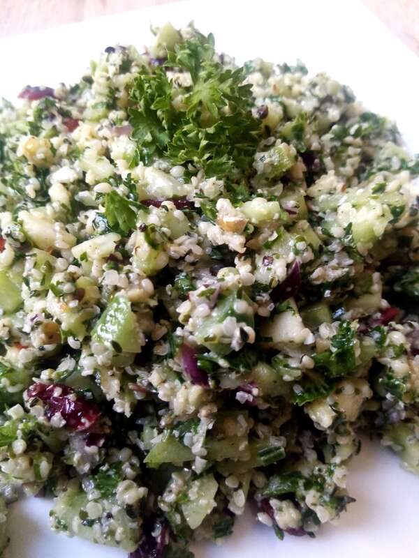 Taboulé de chanvre (cru)