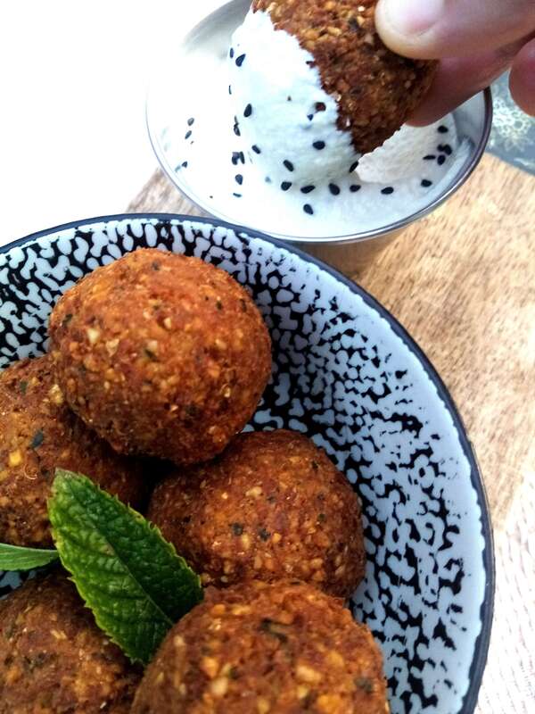 Falafels à la carotte et au cumin
