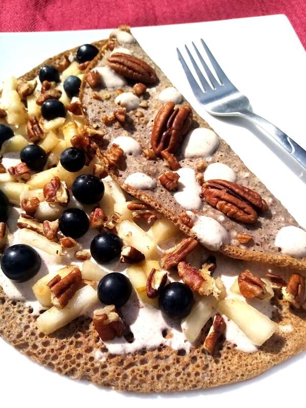 Galette protéinée à la crème d'amande