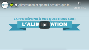 Alimentation et appareil dentaire, que faut-il faire ?