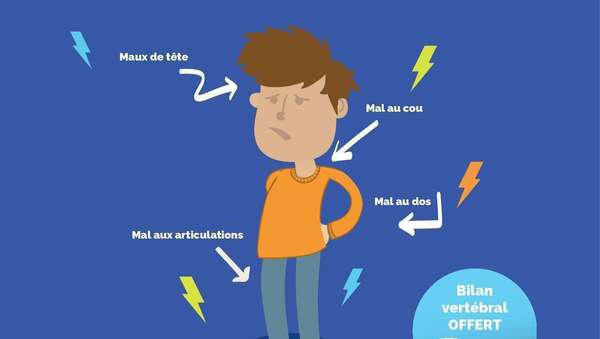 Bilan vertébral OFFERT du 16 au 20 Octobre 2017