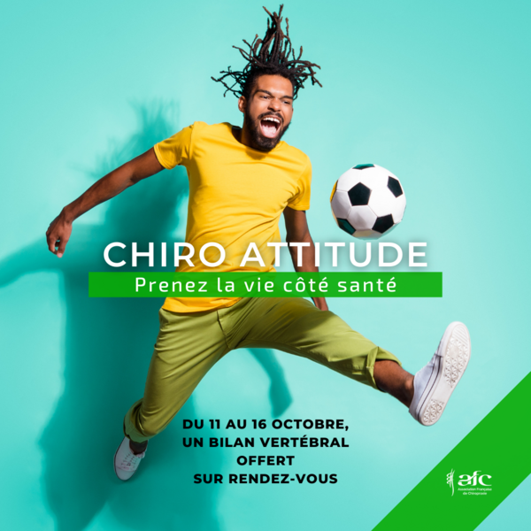 Bilan vertébral offert du 11 au 16 octobre 2021