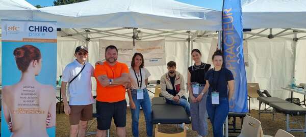 La team chiro toujours présente à tout Angers bouge 2023!