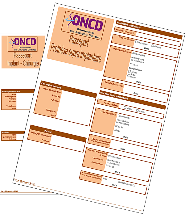 PASSEPORT IMPLANT - CHIRURGIE