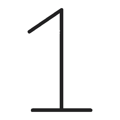 Wired outline 2435 number 1 hover draw  5 