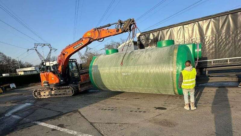 Remise en conformité d'un site industriel : pose d'un séparateur d'hydrocarbures