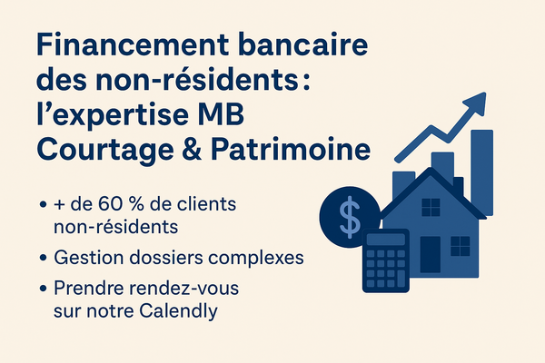 Prêt bancaire pour non-résidents : l’expertise MB Courtage & Patrimoine