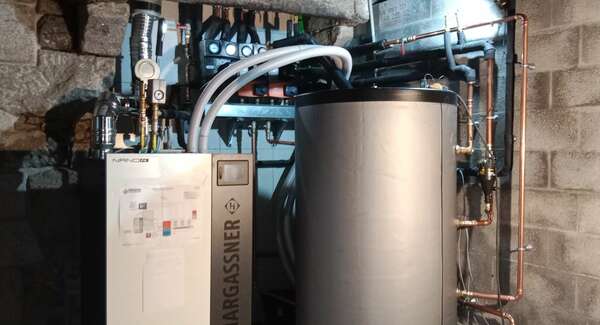 Remplacement d'une chaudière fioul par une chaudière à granulés HARGASSNER