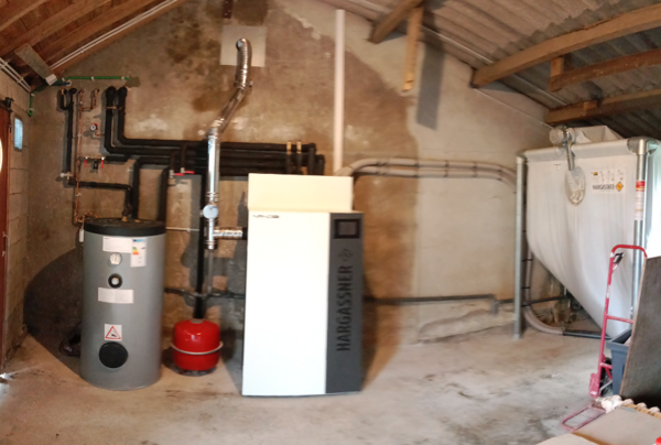 Remplacement chaudière fioul par une chaudière à granulés HARGASSNER