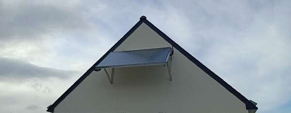 Pose d'un CESI WEISHAUPT (ballon solaire)