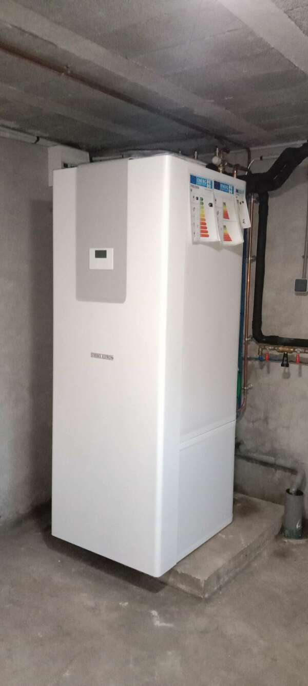 Remplacement d'une chaudière fioul par une pompe à chaleur STIEBEL ELTRON 10 KW tri