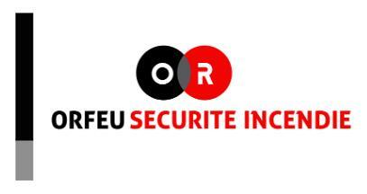 Logo ORFEU SECURITE INCENDIE