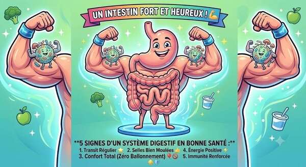 Les signes d'un intestin en bonne santé : Comment savoir si votre système digestif fonctionne correctement ?