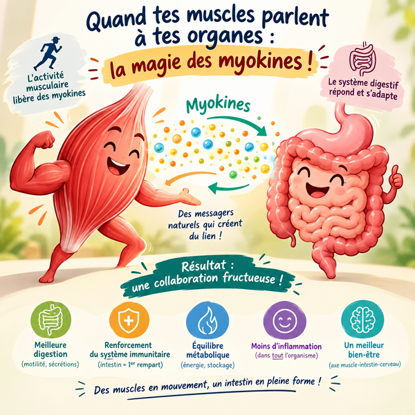 Le secret métabolique de l'exercice : comment vos muscles orchestrent votre santé digestive