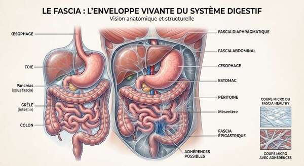 Et si la clé d’une bonne digestion se cachait dans vos fascias ?