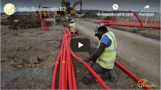 La centrale photovoltaïque avec stockage Helio Boulouparis 2