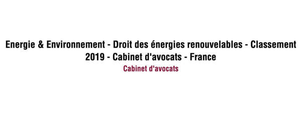 Droit des Energies renouvelables
