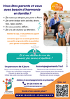 Parents et enfants participant à un atelier parentalité