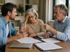 avocats en discussion avec clients pour stratégie juridique personnalisée