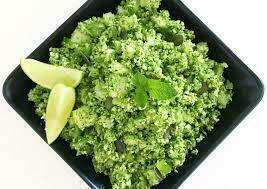 Taboulé de brocolis aux graines en cuisson vapeur