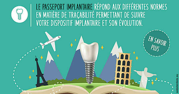 Le passeport implantaire