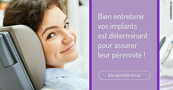 Entretien implants