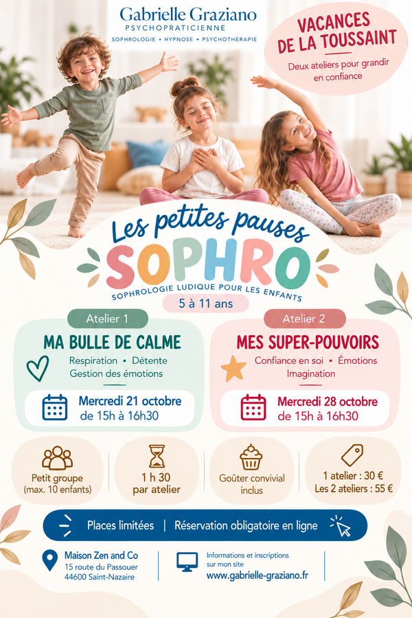 Sophrologie ludique pour les enfants à Saint-Nazaire : apprendre en s’amusant