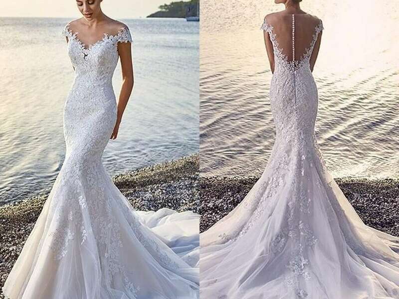 vestidos-novia-sheer-full-lace-appliques-bridal-gowns-button-back-court-train-beach-mermaid-wedding-dress_conew1