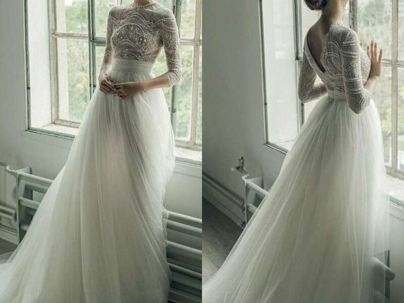 empire_long-sleeve-beaded-lace-applique-boho-wedding-dress