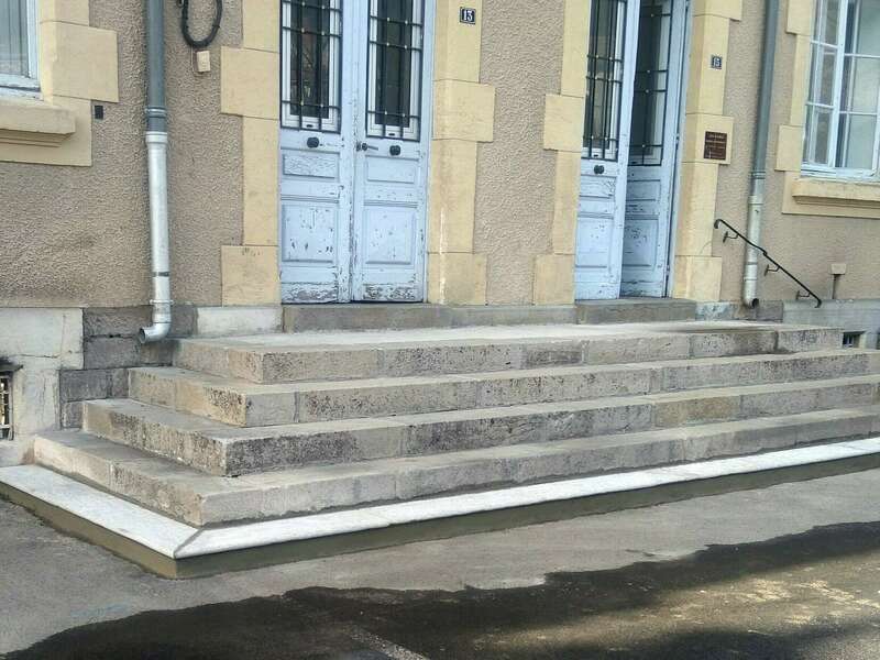 Réfection escalier de pierres