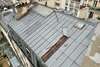 Rénovation d'une toiture en zinc