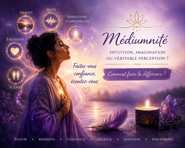 Médiumnité : intuition, imagination ou perception ? Comment faire la différence ?