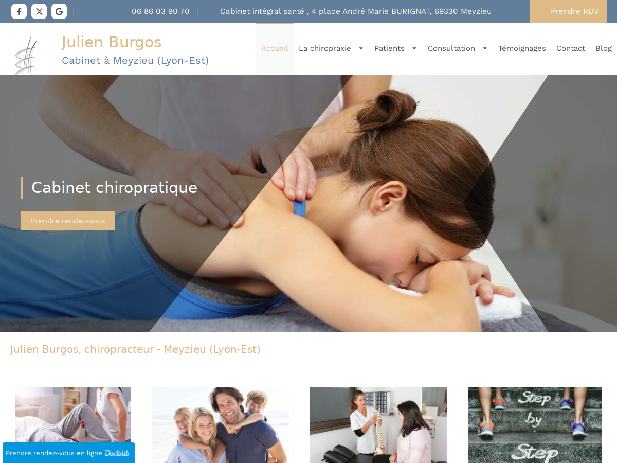 Exemple de site internet de Santé et Bien-être à Meyzieu
