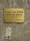 Plaque du cabinet Docteur Juttner Julie 